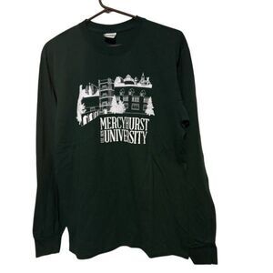 Mercyhurst University Size Medium Green Long Sleeved T-Shirt
